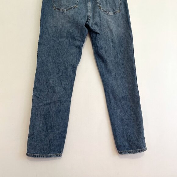 PILCRO AND THE LETTERPRESS ANTHROPOLOGIE ANTHRO Slim Boyfriend Jeans Stripe Crop - Picture 14 of 16